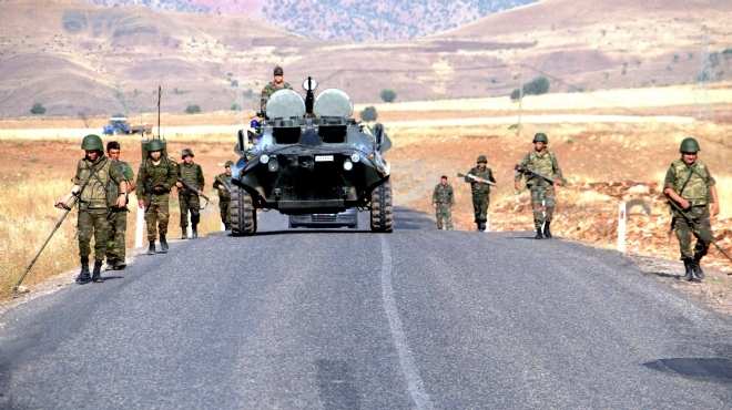  الجيش التركي:مسلحون أكراد هاجموا قافلة عسكرية دون وقوع قتلى أو مصابين