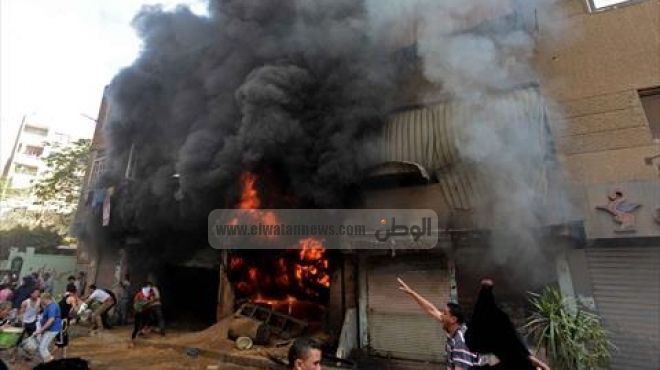 الإخوان حرقوا 8 محال وحطموا 7 سيارات فى المرج وعين شمس وحلوان