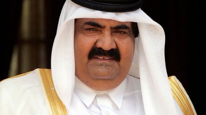  أمير دولة قطر يستقبل الأمين العام للجامعة العربية 