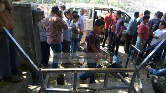 اغتيال شرطى وإصابة ضابط و3 مجندين فى تفجير كشك مرور بميدان المحكمة بمصر الجديدة