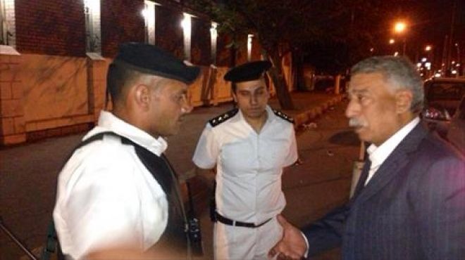 مدير أمن القاهرة يتفقد الخدمات الأمنية بالمعادي فجرا