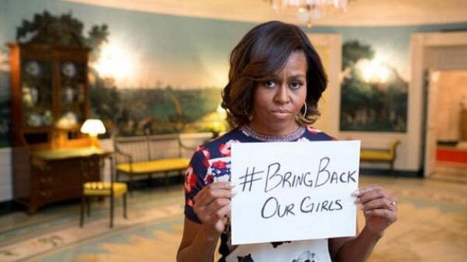 لأول مرة.. زوجة «أوباما» تحل محله لإلقاء خطاب عن النيجيريات المختطفات
