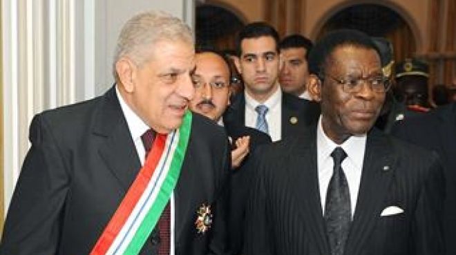 رئيس غينيا الاستوائية لـ«محلب»: ندعم عودة مصر للاتحاد الأفريقى