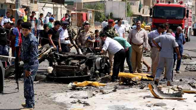 مقتل 20 على الأقل في سلسلة تفجيرات في بغداد 