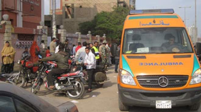 إصابة 6 مواطنين في حادث تصادم وسط الإسكندرية