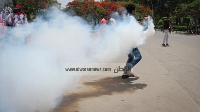  اشتباكات بين الأمن وطلاب الإخوان بمحيط المدينة الجامعية للأزهر 