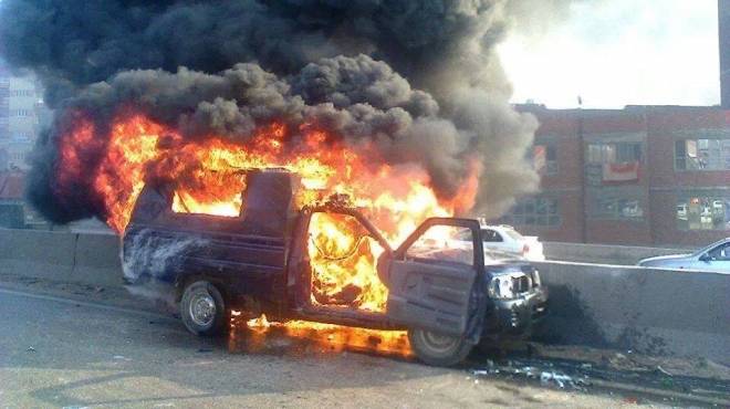  ضبط تشكيل إرهابي تخصص في حرق سيارات ضباط الشرطة ببني سويف 