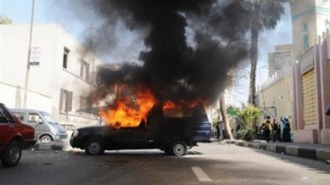 النيابة تطلب تحريات الأمن الوطني بشأن احتراق سيارتي مجلس مدينة بلبيس