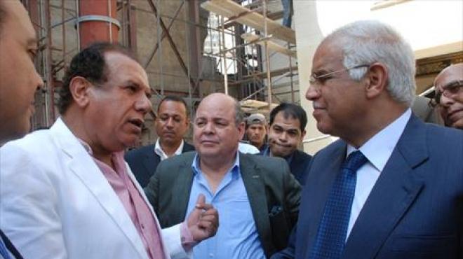 وزير الثقافة ومحافظ القاهرة يتفقدان المسرح القومي بالعتبة