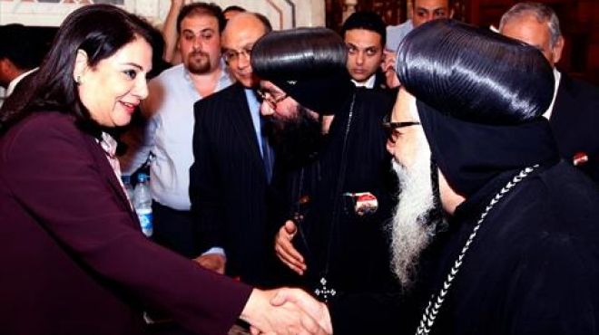 وزيرة الإعلام تشارك في الاحتفال بذكرى دخول العائلة المقدسة إلى مصر