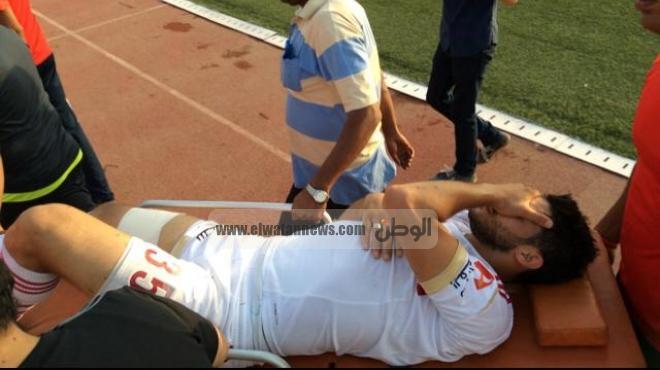 فيديو وصور | إصابة ياسر ابراهيم بتمزق في العضلة الخلفية واحتمال غيابه عن مباراة مازيمبي