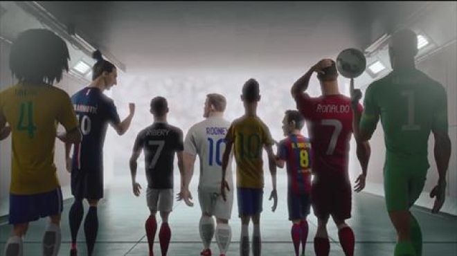  بالفيديو| رونالدو يقود منتخب العالم لإنقاذ كرة القدم من 