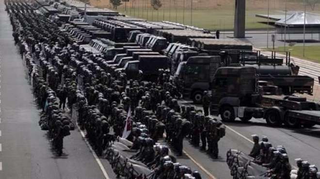 حكومة البرازيل تنشر 200 ألف جندي حول المدن المستضيفة للمونديال