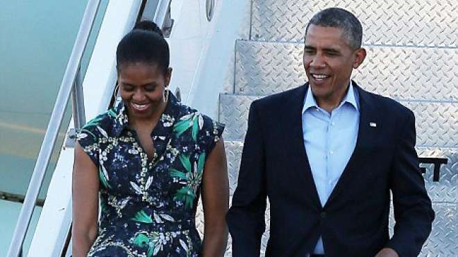 بالصور| باراك أوباما يصل إلى كينيا