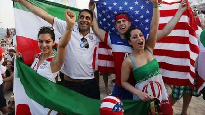 كأس العالم يزيل الخلافات السياسية بين أمريكا وإيران