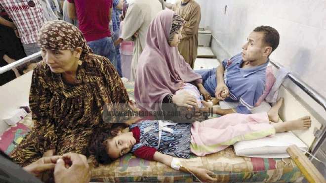  إصابة 11 طفلا في الفيوم بتسمم غذائي بسبب وجبة كشري فاسدة
