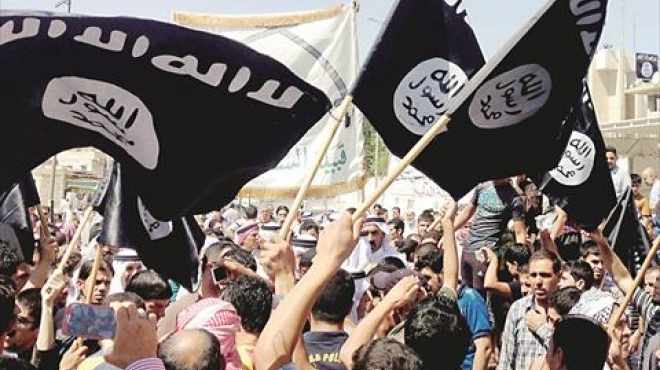 عرض عسكرى للتكفيريين بأعلام «داعش» فى سيناء