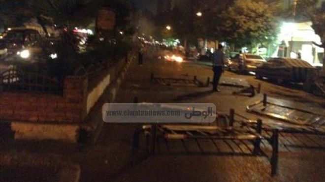  الوطن تنشر مشاهد حرب الشوارع بين ملثمي الإخوان والأهالي بشارع محي الدين أبو العز 