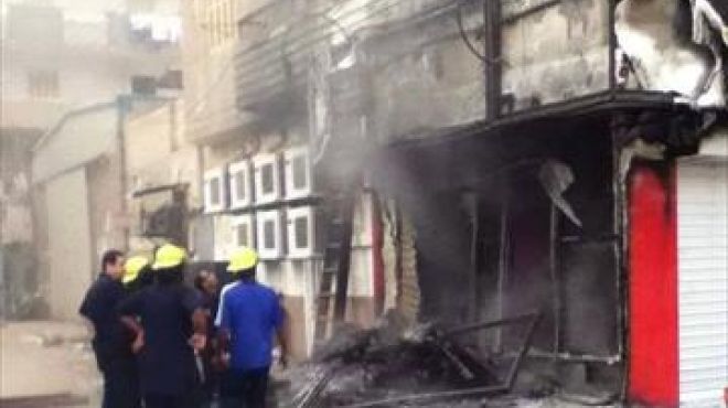 بالفيديو| شاهد آثار حريق مطعم كنتاكي في ميدان لبنان