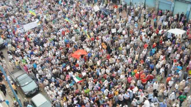  1000 شخص يتظاهرون بالمغرب دعما للفلسطينيين في غزة 