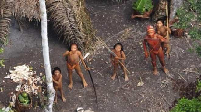 بالصور| اكتشاف قبيلة أمازونية تتواصل مع العالم الخارجي لأول مرة في تاريخها