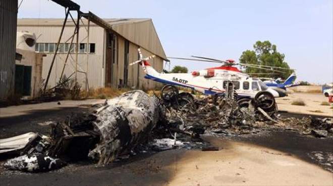 الحكومة الليبية: 90% من طائراتنا مدمرة