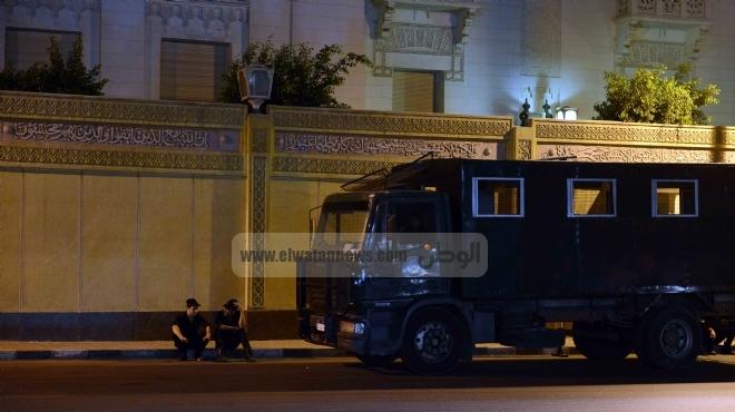 قوات الأمن تنسحب من شارع الأهرام وتتمركز أمام الباب الخلفى لقصر الاتحادية