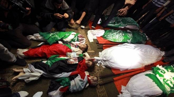 استشهاد ثلاثة فلسطينيين بينهم امراة في غارة إسرائيلية على وسط قطاع غزة