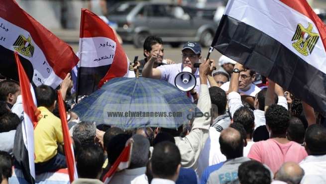  مسيرة للتيار الشعبي و6 أبريل من مسجد النور بالمنصورة باتجاه ميدان الشهداء 