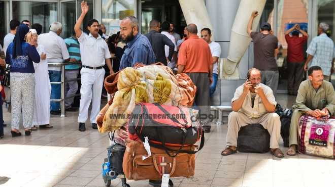 وصول 4212 مصريا من ليبيا على متن 16 رحلة جوية حتى الآن