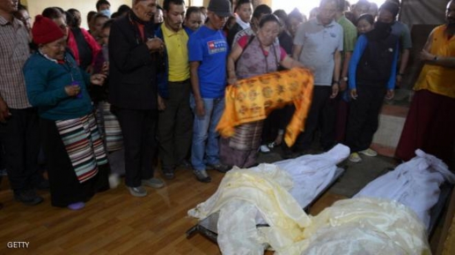  مقتل 6 أشخاص في انهيار أرضي شمال نيبال 