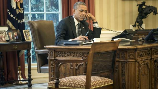 بالصور| أوباما يبحث تداعيات الحرب على 