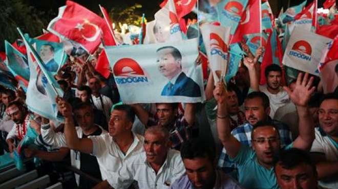 بالصور| احتفالات في شوارع تركيا بفوز أردوغان بالرئاسة