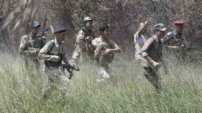 «البشمركة» الكردية تتدرب على أسلحة أمريكية وفرنسية 