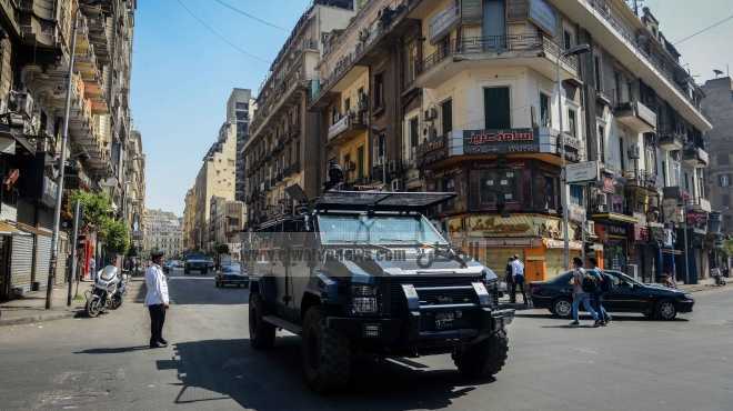 قوات الأمن تفرق مسيرة أنصار المعزول في ميدان الألف مسكن
