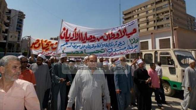 مسيرة للأحزاب السياسية بالمنوفية للمطالبة بالقصاص لشهداء سيناء 