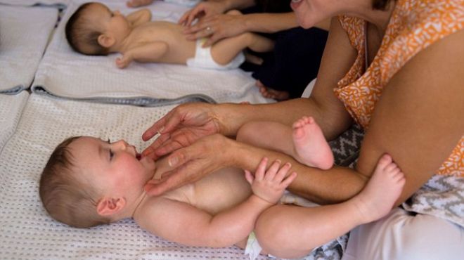 بالصور| في أمريكا.. أول منتجع صحي يقدم خدمات الاسترخاء والتدليك للأطفال الرضع