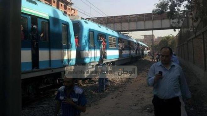 عاجل| انتحار مواطن تحت عجلات قطار الخط الأول للمترو