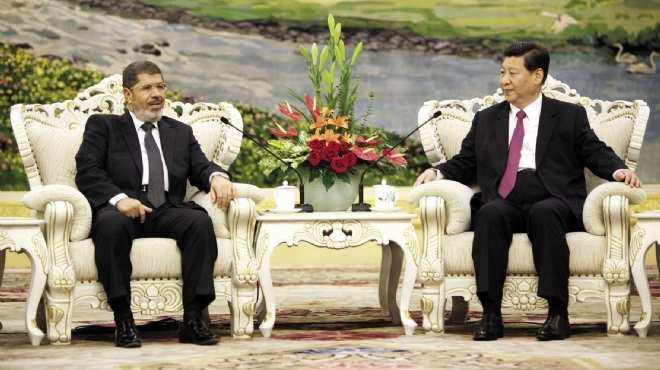 «مرسى» يدعو رجال الأعمال الصينيين إلى الاستثمار فى دول «الربيع العربى»