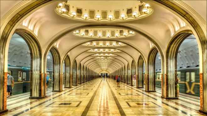بالصور| مترو موسكو 