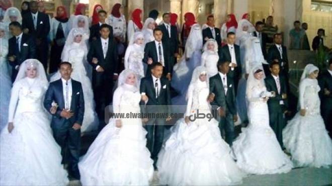 زفاف جماعي لـ25 عروس  في الاحتفال باليوم العالمي للطفل اليتيم بالشرقية