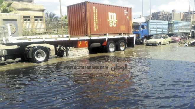 وزارة الموارد المائية تساهم في إنقاذ منطقة أبونشابة بالإسماعيلية 