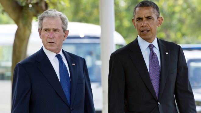بوش الأب والابن وأوباما.. زعماء على 