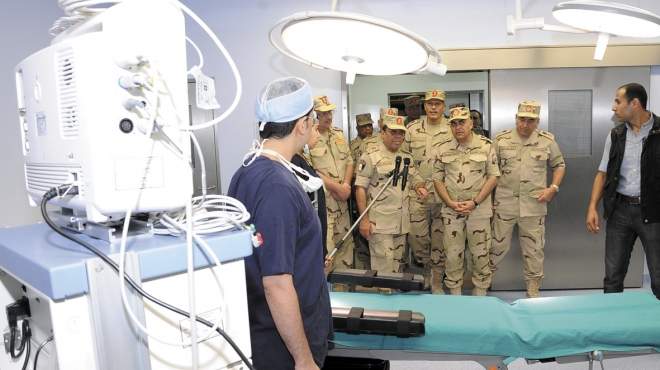 «صبحى» يفتتح تطوير مستشفى القوات المسلحة بالإسكندرية