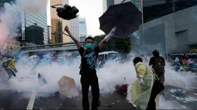  زعيم هونج كونج يتهم قوى خارجية بالتورط في مظاهرات الاحتجاج 
