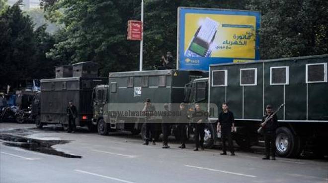 عودة قوات الأمن إلى منطقة تمركزها أمام سنترال عين شمس