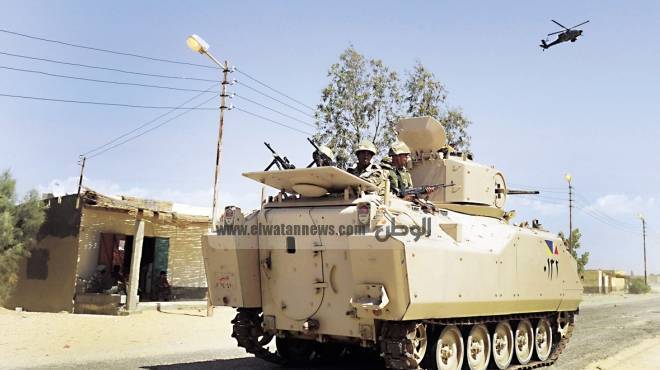 تصفية 4 عناصر تكفيرية وتدمير 4 منازل في حملة أمنية بشمال سيناء