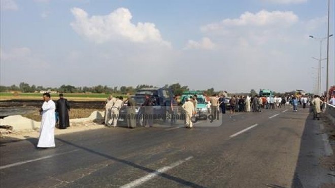 مصرع 6 وإصابة آخر في حادث انقلاب سيارة على الطريق الدولي بكفر الشيخ