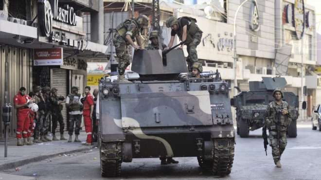 الجيش اللبناني يعلن إخراج الإسلاميين المسلحين من أسواق طرابلس