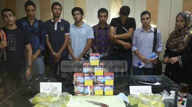 القبض على 8 من طلاب الإخوان في أحداث الشغب بجامعة المنصورة